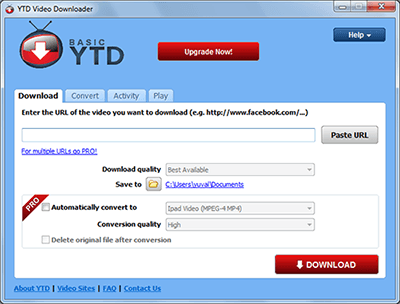 YTD logiciel de téléchargement de vidéos